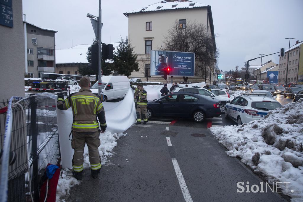 Umor na Oražnovi ulici v Ljubljani.