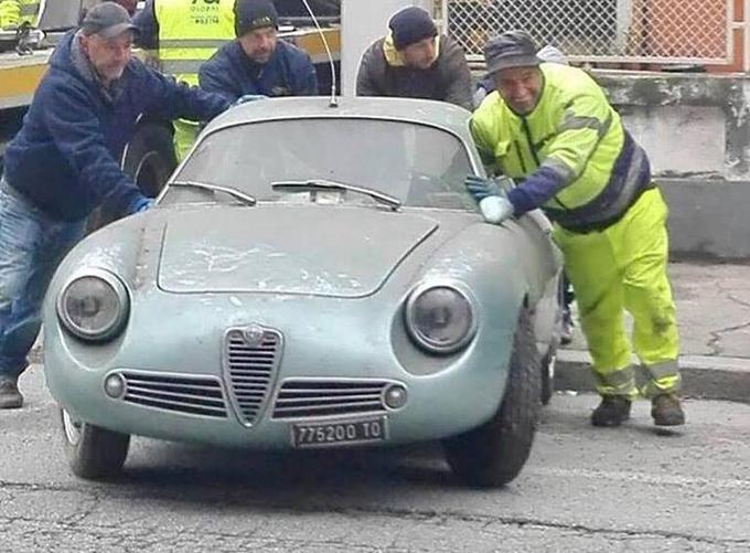 Najdena alfa je stara 57 let. | Foto: Facebook/Alfa Romeo Giulia & 105-series