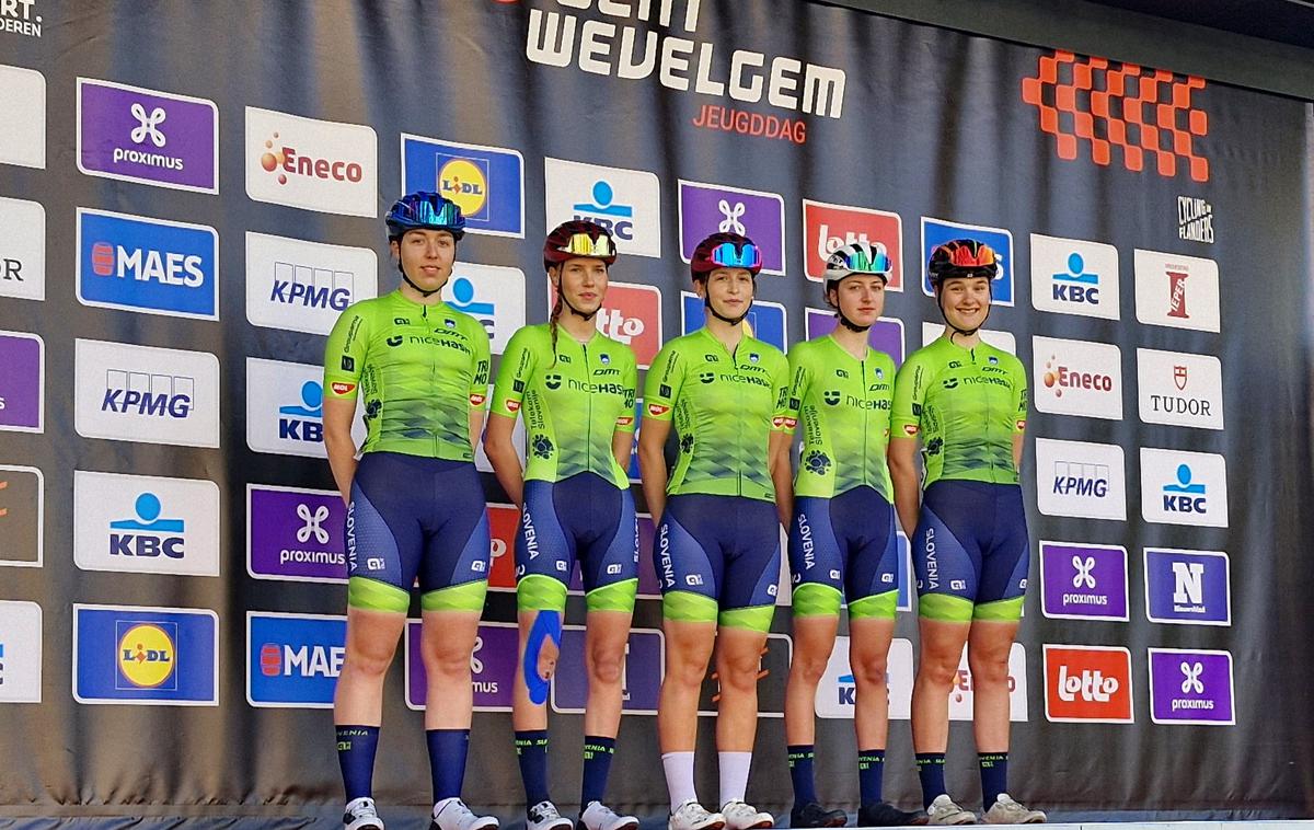 Gent Wevelgem U19 | Za najboljši slovenski rezultat je s 17. mestom poskrbela Eva Terpin. | Foto KZS