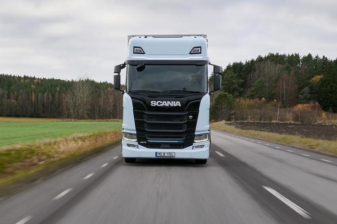 Scania električni tovornjak | Scania bo do leta 2040 iz ponudbe umaknila dizelske motorje. | Foto Scania