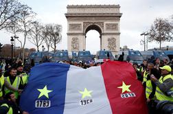 Na protestih v Parizu tokrat manj ljudi