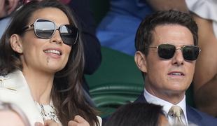 Tom Cruise v Wimbledon ni prišel sam, je to njegovo novo dekle?