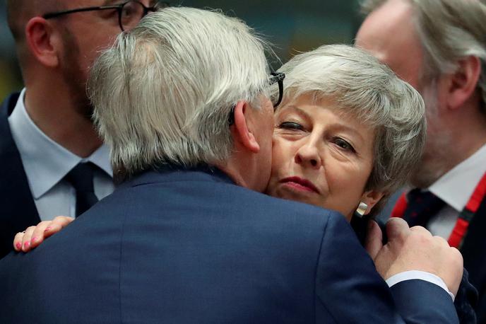 Theresa May in Jean-Claude Juncker | Predsednik Evropske komisije Jean-Claude Juncker in britanska premierka Theresa May | Foto Reuters