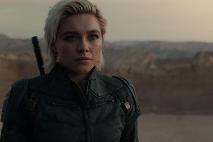 Thunderbolti, Thunderbolts | Cel film stoji na drži Florence Pugh – predvsem zato, ker je tako dobra igralka, da z minimalno razvitim likom ustvari tako močno prezenco. | Foto Blitz Film & Video Distribution
