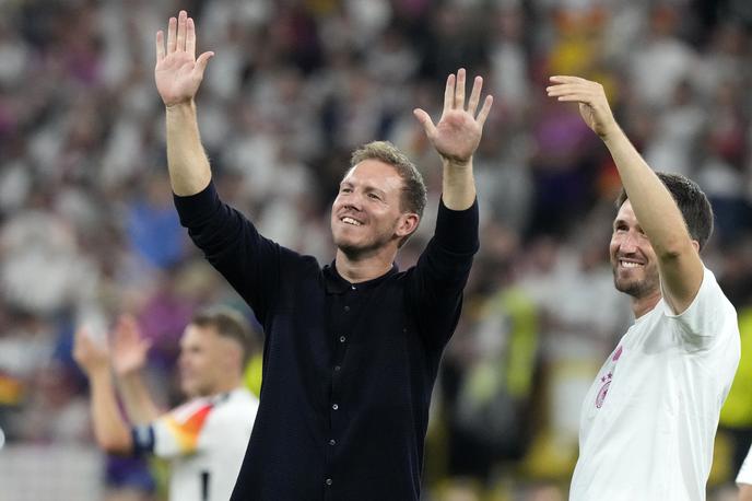 Euro 2024 Nemčija  Julian Nagelsmann | Nemškemu selektorju Julianu Nagelsmannu danes za zagotovitev prvega mesta zadostuje že točka proti Slovaški. | Foto Guliverimage
