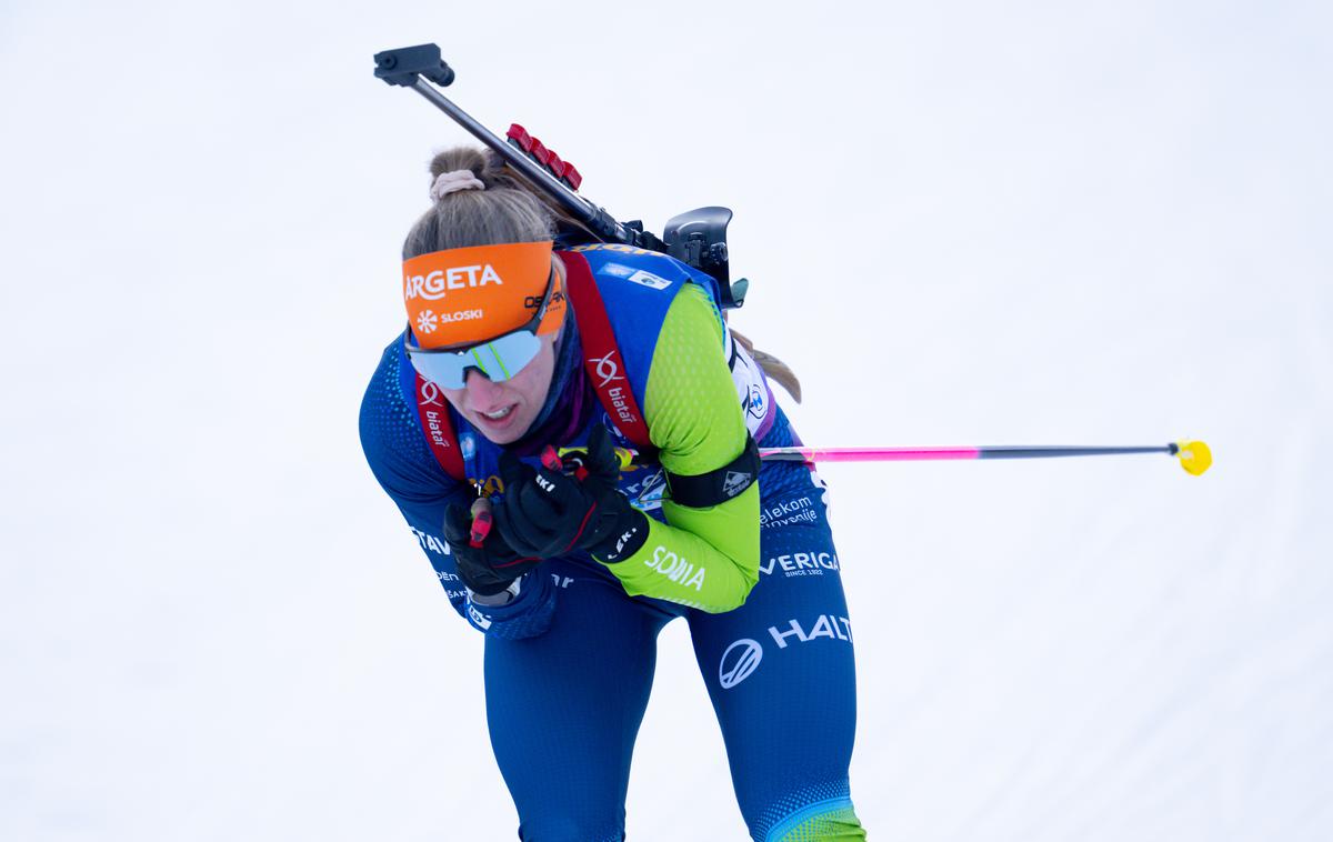 Polona Klemenčič | Polona Klemenčič se je tretjič v karieri uvrstila med najboljših deset biatlonk na tekmi svetovnega pokala. | Foto Guliverimage