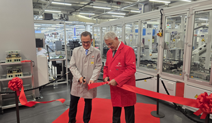 Iskraemeco odprl novo proizvodno linijo v Kranju