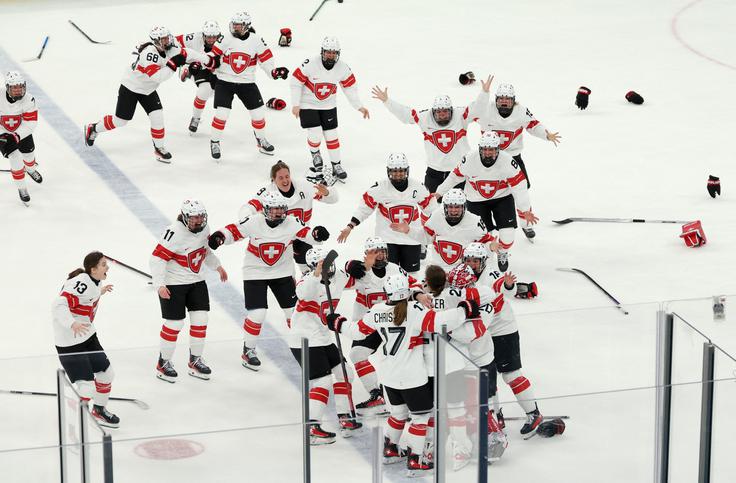 Švicarke so osvojile bron. | Foto: Reuters