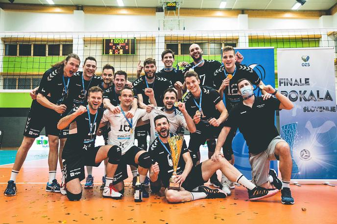 ACH Volley Ljubljana : Calcit Volley, pokal finale | Calcit je prišel do gladke zmage. | Foto Grega Valančič/Sportida