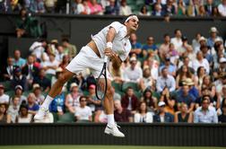 Federer in Nadal zanesljiva, Italijan povsem izgubil živce #video