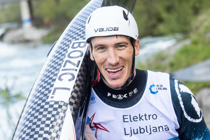 V konkurenci kanuistov se je zmage veselil Božič, Savšek se je nastopu odpovedal. | Foto: Vid Ponikvar