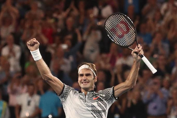 Roger Federer je letos na OP Avstralije osvojil 18. lovoriko za grand slam. | Foto: Guliverimage/Getty Images