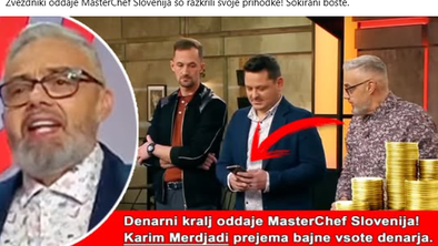 Kaj je v ozadju bajnih zaslužkov voditeljev oddaje MasterChef Slovenija?