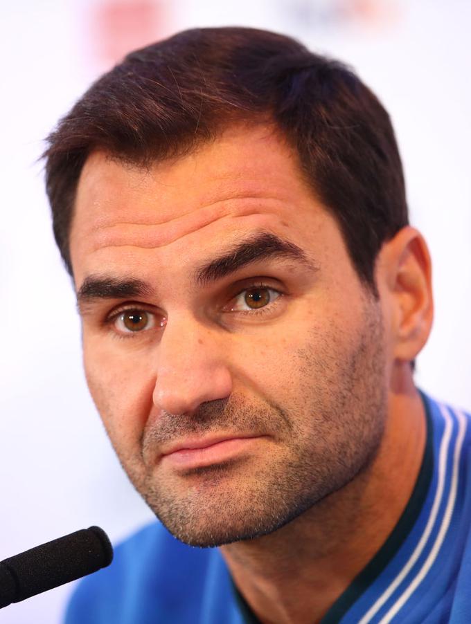 Roger Federer ima tudi na finalnem turnirju kar nekaj mejnikov. | Foto: Gulliver/Getty Images