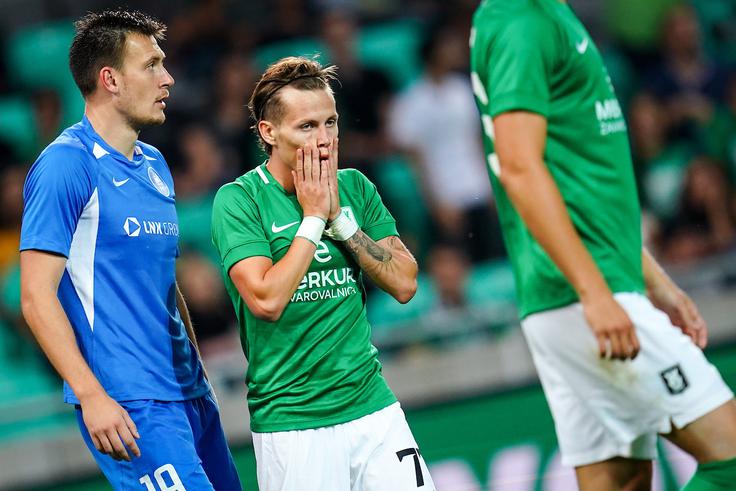 Stefan Savić Nogometašem Olimpije je hrbet obrnila tudi sreča. | Foto: Matic Klanšek Velej/Sportida