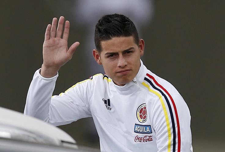James Rodriguez naj bi varal ženo. | Foto: Reuters