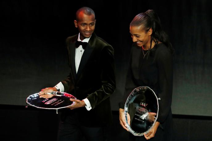 Mutaz Essa Barshim Nafissatou Thiam | Foto Reuters