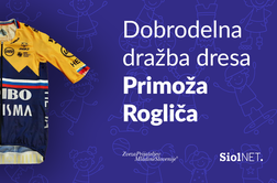 Pravila dobrodelne dražbe: Šampionska majica z avtogramom Primoža Rogliča
