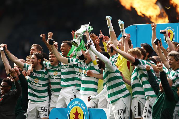 Celtic Glasgow | Nogometaši Celtica so po zmagi v Glasgowu nad Dunfermlineom s 3:1 osvojili škotski pokal. | Foto Reuters