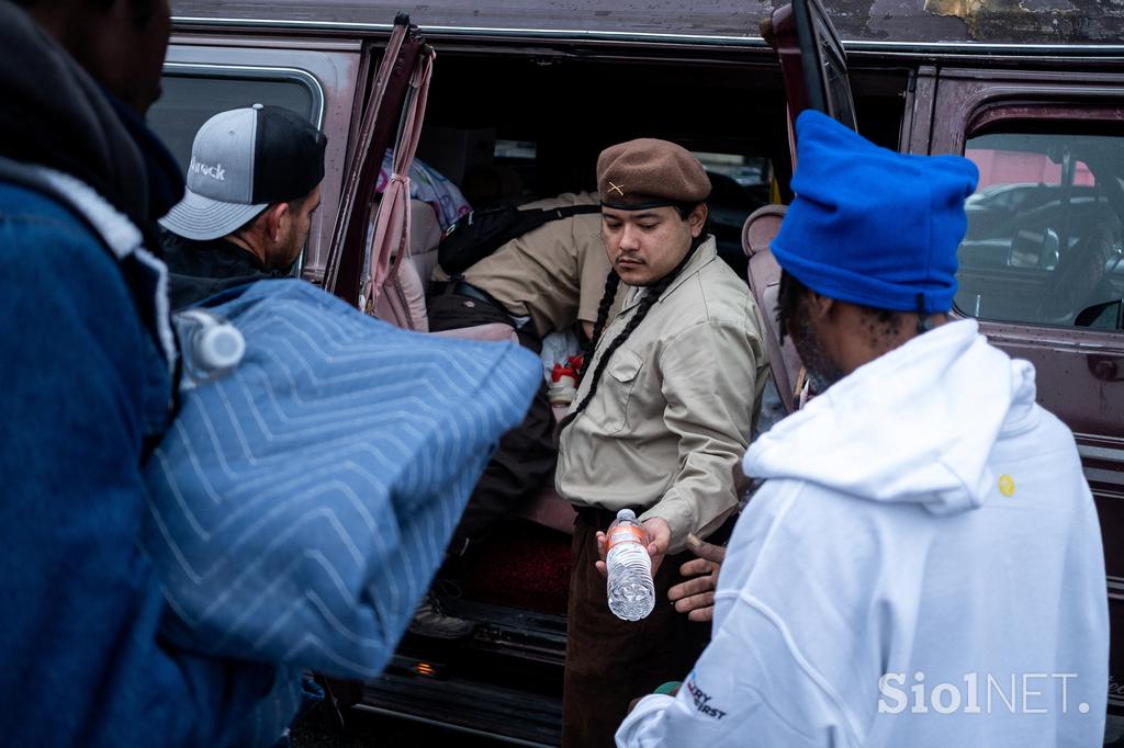 neurje, ZDA, zima, sneg, led, izredne razmere