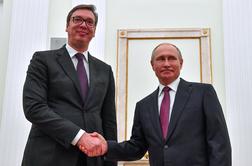 Srečala se bosta Putin in Vučić #video
