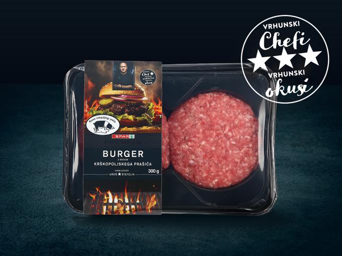 Na pikniku postrezite z burgerji z mesom krškopoljskega prašiča SPAR Premium chefa Uroša Štefelina. | Foto: 