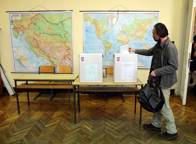 Hrvaški državljani se bodo na volišča znova odpravili v nedeljo. | Foto: Reuters