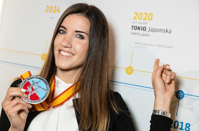 Evropska podprvakinja Tjaša Ristič je glavni adut slovenskega karateja za Tokio 2020. | Foto: Vid Ponikvar