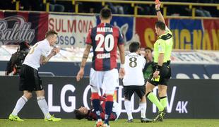 Milan do zmage v Bologni na neverjeten način