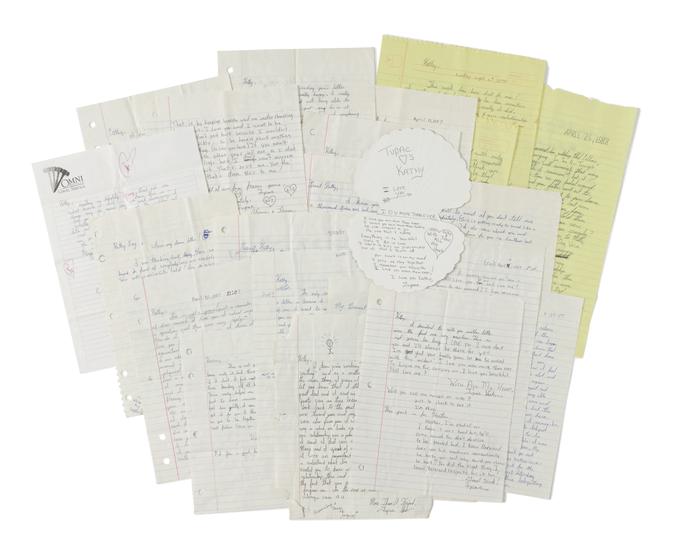 Ljubezenska pisma, ki jih je pisal 16-letni Tupac Shakur. | Foto: 