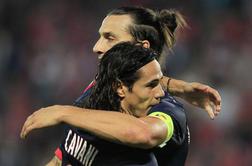 Šov Falcaa, Cavani rešil PSG, v četrtek brez zadetka