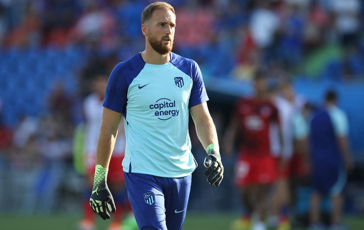 Jan Oblak | Jana Oblaka ni bilo v kadru Atletica. Na dan srečanja je začutil bolečine v mišici. | Foto Reuters