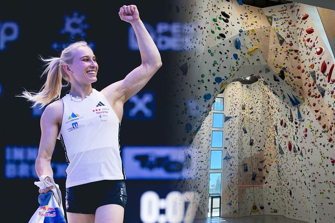 Janja | Janja Garnbret ta petek in soboto (22. in 23.8.) vabi v Plezalni center Slovenska Bistrica, kjer bo skušala preplezati 100 različnih smeri, kar bo njen sponzor nagradil z bogato donacijo, namenjeno projektu Botrstvo v športu. 