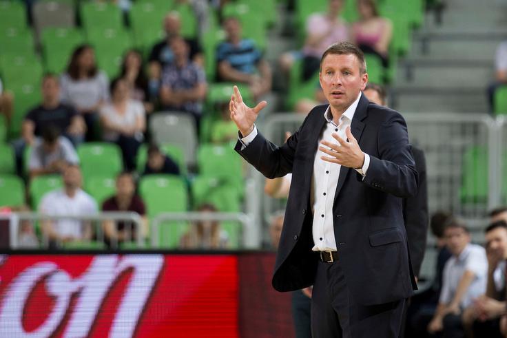 Trener Krke Simon Petrov dočakal okrepitev. | Foto: Urban Urbanc/Sportida