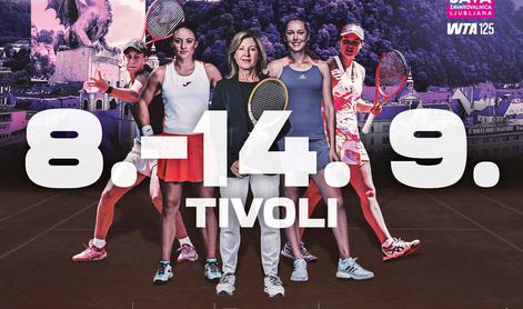 Septembra v Ljubljani še petič teniški turnir WTA