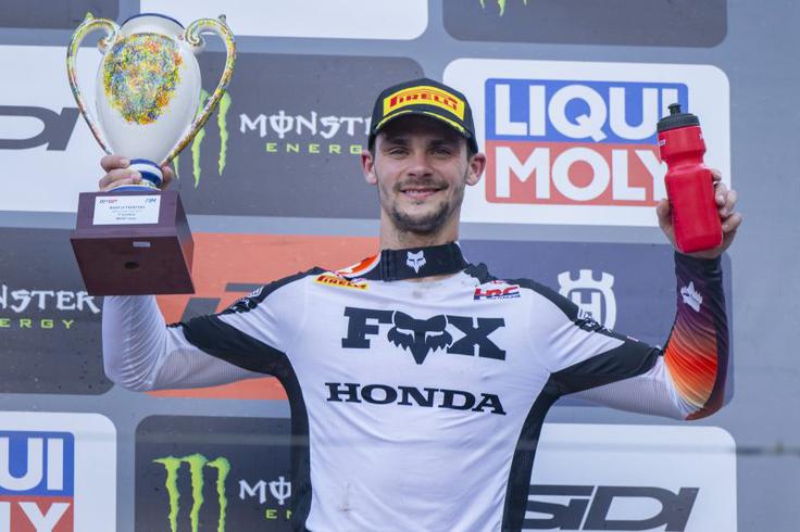 Gajser še četrtič letos na stopničkah. | Foto: Honda Racing/ShotbyBavo