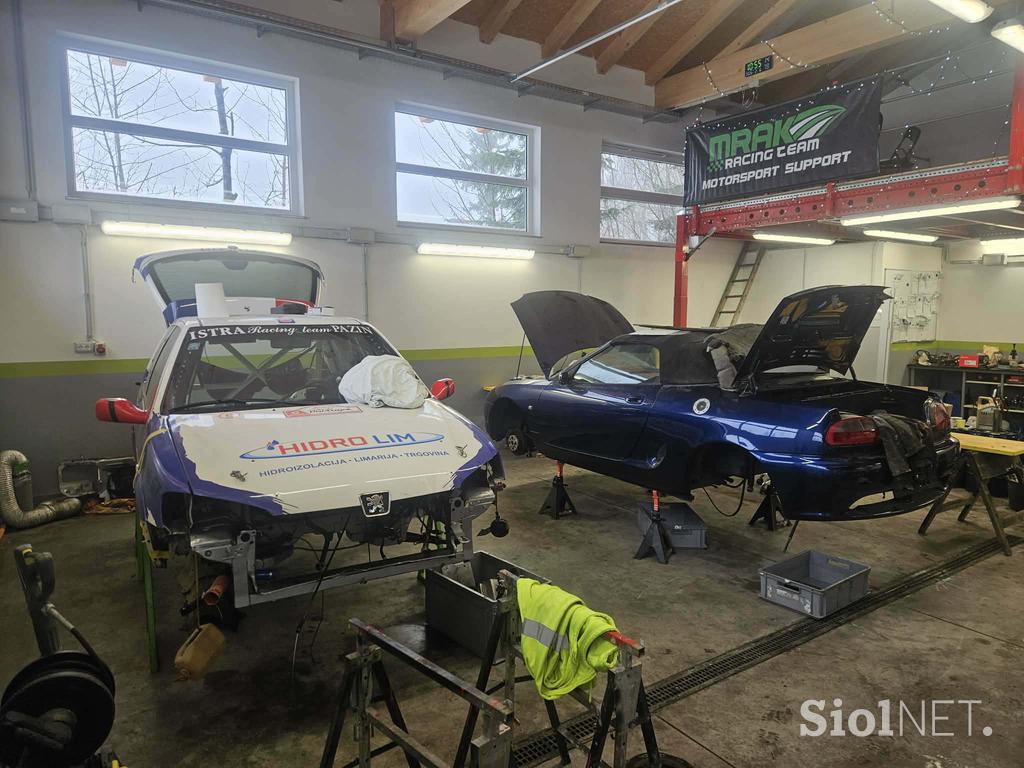 Jan Mrak požar reli dirke Vojsko