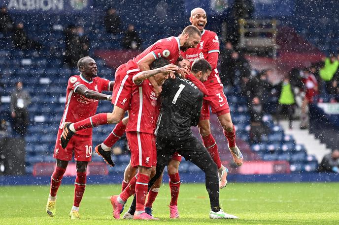 Alisson | Vratar Liverpool Alisson Becker je postal junak, potem ko je v 95. minuti popeljal svoje moštvo do zmage, ki je pomembna v boju za ligo prvakov. | Foto Reuters