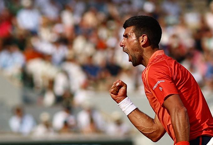 Novak Đoković je bil proti Carlosu Alcarazu še bolj lačen uspeha. | Foto: Reuters