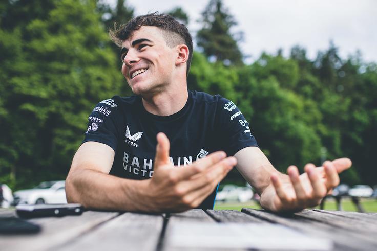 "Uradno sem zdaj profesionalec, tako da se res lahko posvetim izključno kolesarstvu." | Foto: Grega Valančič/Sportida