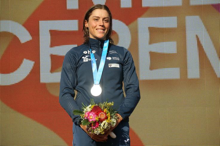 Ajda Novak je konec septembra na svetovnem prvenstvu osvojila srebro, kar je njen največji uspeh. | Foto: Nina Jelenc