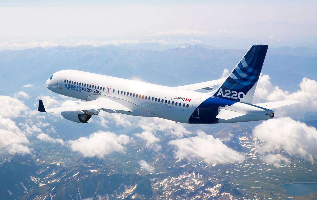 Airbus A220 | Družba Croatia Airlines bo svojo floto prenovila z letali airbus A220. | Foto Airbus