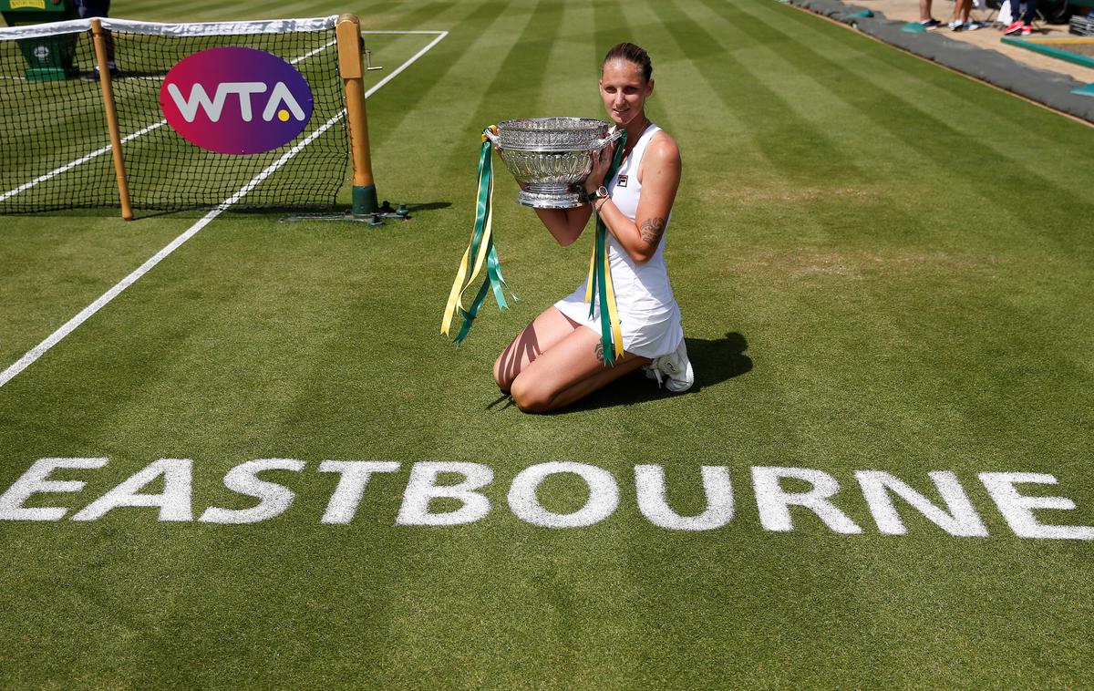 Karolina Pliškova | Karolina Pliškova z dobro popotnico proti Wimbledonu. | Foto Reuters