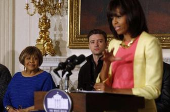 Justin Timberlake v Beli hiši z Mavis Staples