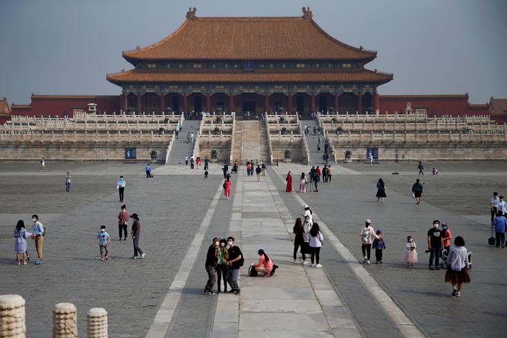 Na Kitajskem so za obiskovalce odprli Prepovedano mesto v Pekingu in Veliki kitajski zid. | Foto: Reuters