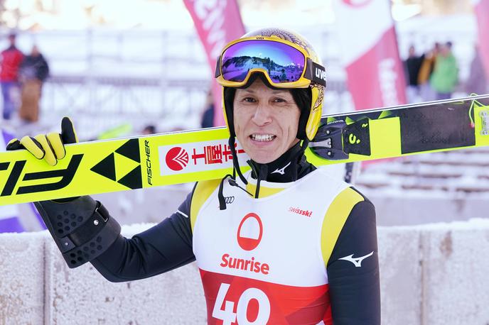 Noriaki Kasai Engelberg Continental Cup 2024 | Legendarni japonski skakalec Noriaki Kasai pri 52 letih še vedno tekmuje in osvaja točke.  | Foto Guliverimage