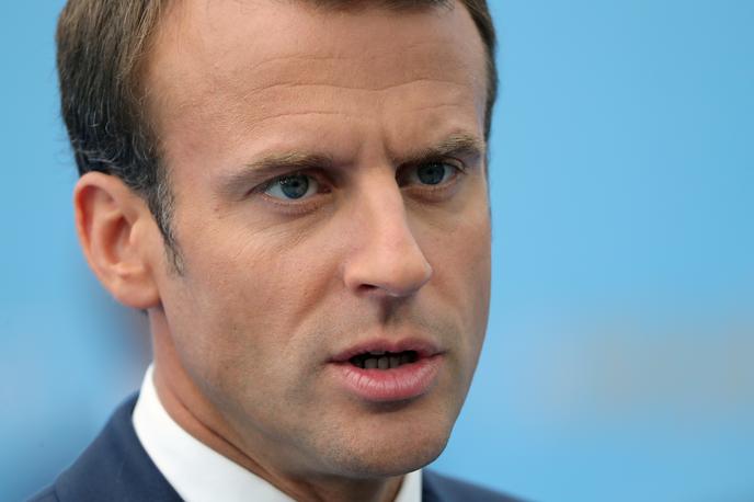 Emmanuel Macron Nato | "Med ZDA in drugimi državami zveze Nato ni več nikakršne koordinacije pri sprejemanju pomembnih odločitev. Nikakršne," pravi francoski predsednik Emanuel Macron. | Foto Reuters