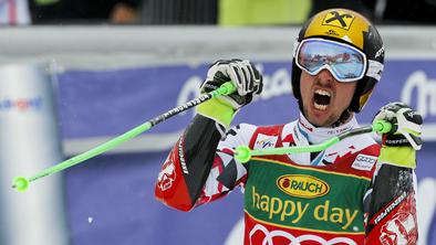Hirscher upa, da bo na štartu slaloma v Leviju
