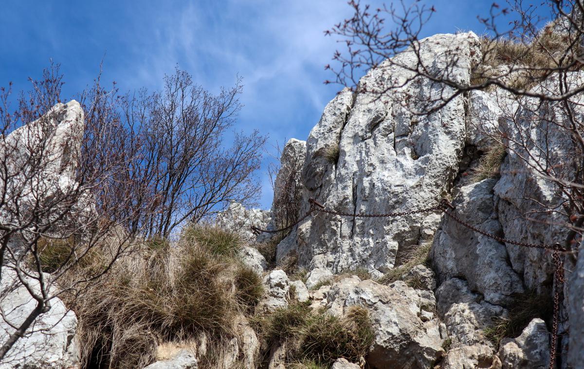 hribi Nanos | Strma pot na Nanos je zahtevna planinska pot. Z Razdrtega je vzpona za približno uro in pol. | Foto Matej Podgoršek
