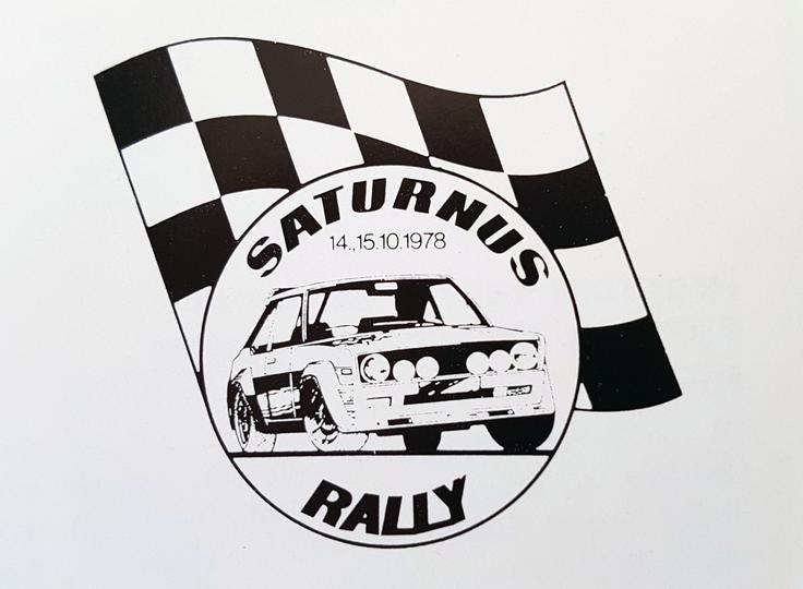 reli Saturnus Logotip prvega relija Saturnus, ki je potekal 14. in 15. oktobra leta 1978. | Foto: Gregor Pavšič